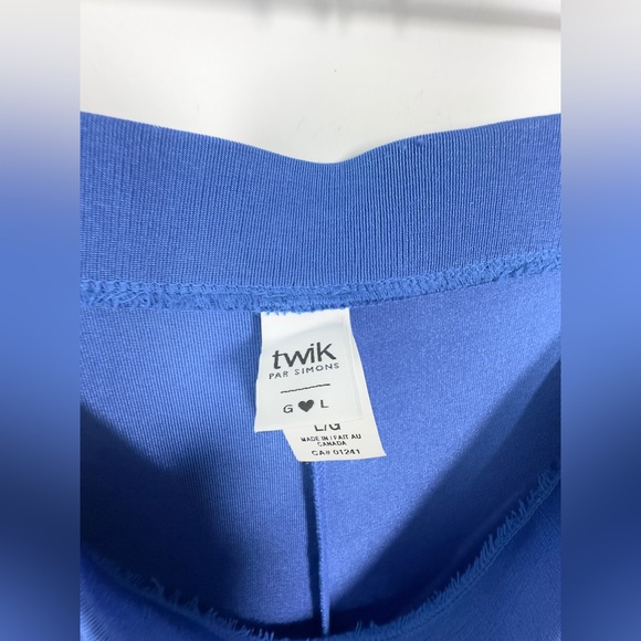 Simons TWIK [L] metallic blue large wide leg pant - Picture 3 of 3